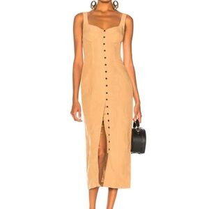 Mara Hoffman Khaki Angelica Dress